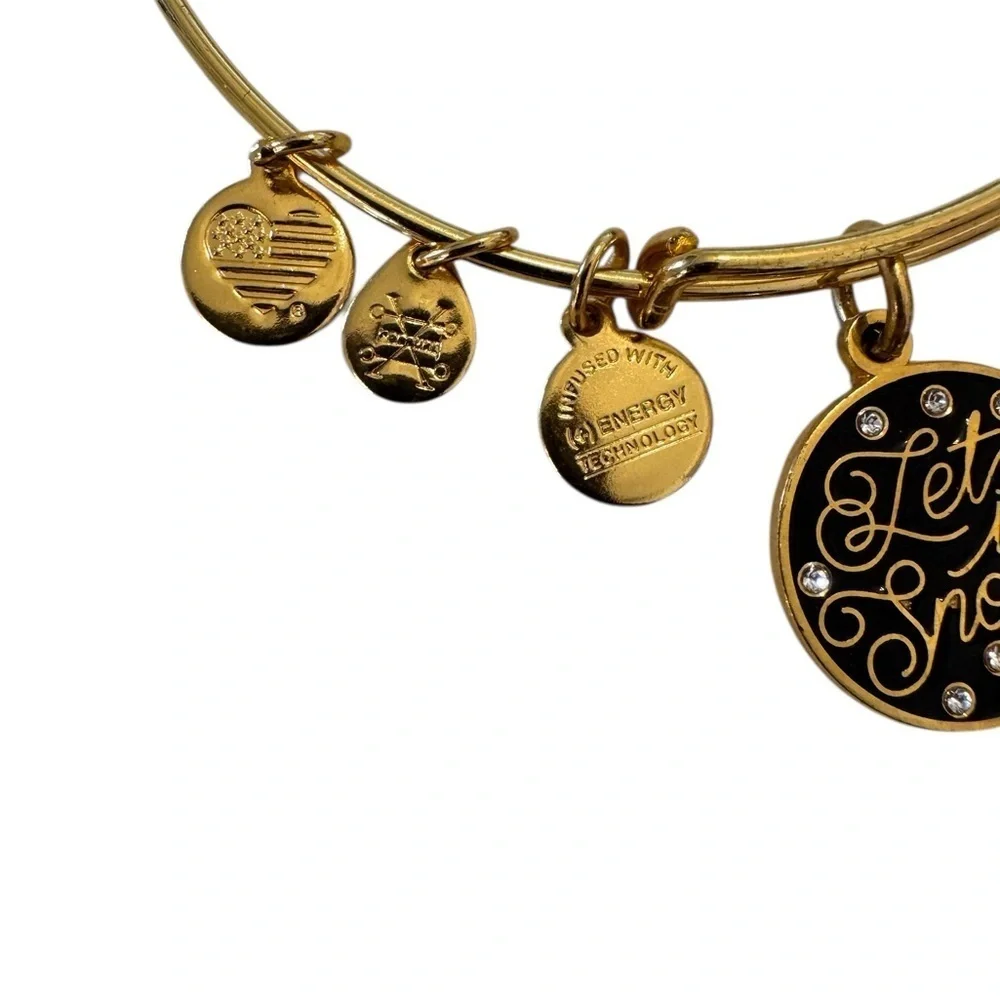 Alex and Ani Let it Snow Bangle Bracelet